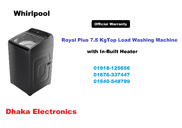 Whirlpool ROYAL PLUS Top Load Washing Machine 7.5 KG